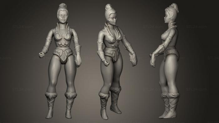 Miscellaneous figurines and statues (Teela, STKR_0427) 3D models for cnc